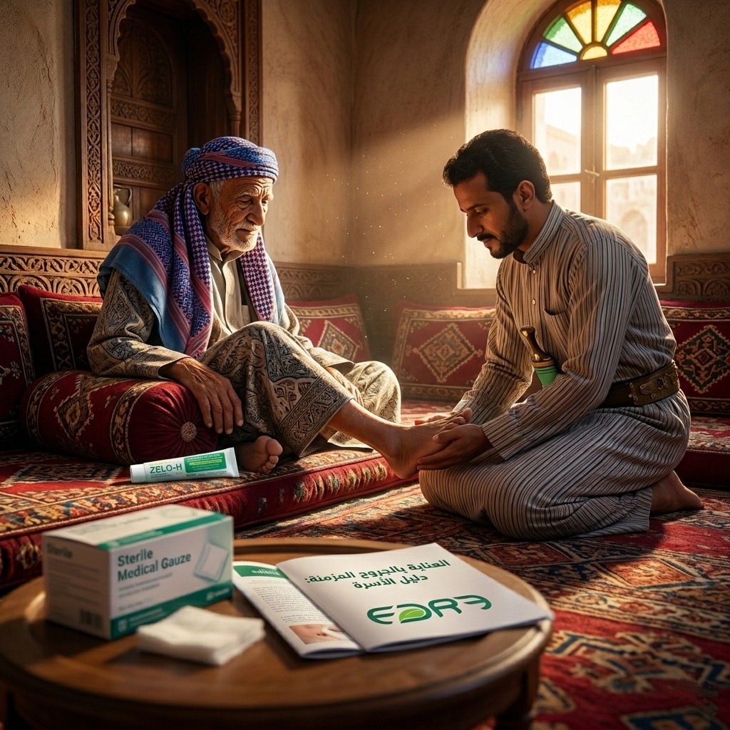 دليل التعامل مع الجروح المزمنة: القدم السكري، تقرحات الفراش، وجروح العمليات